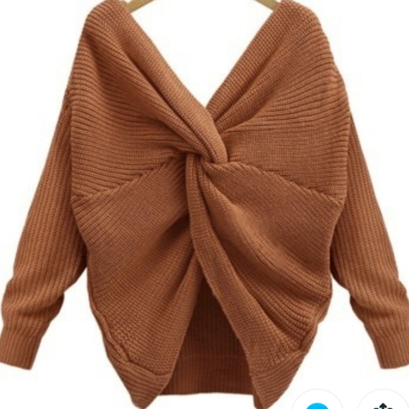 Sweaters - Tie at back loose fit sweater 2 for 35